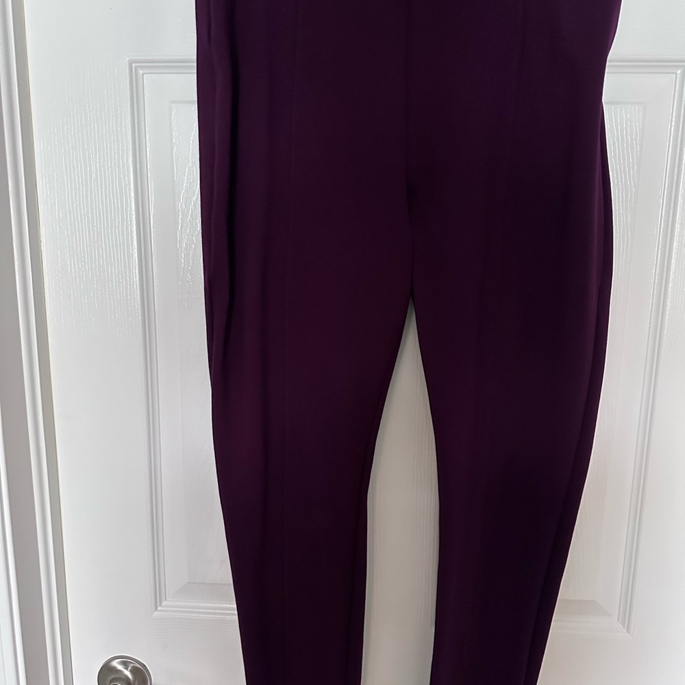 Elegant Burgandy Women's Pants